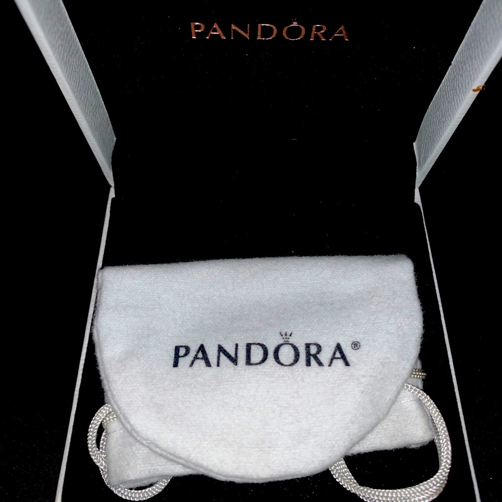 Pandora bracelet and diamond angel charm